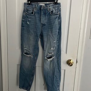 Zara “the bliss straight” jeans, light blue, size 6 women’s